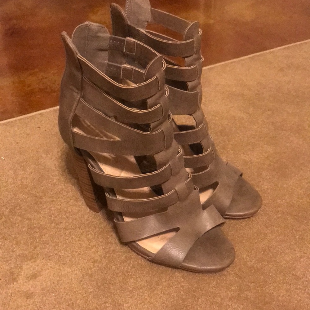 Strappy heels